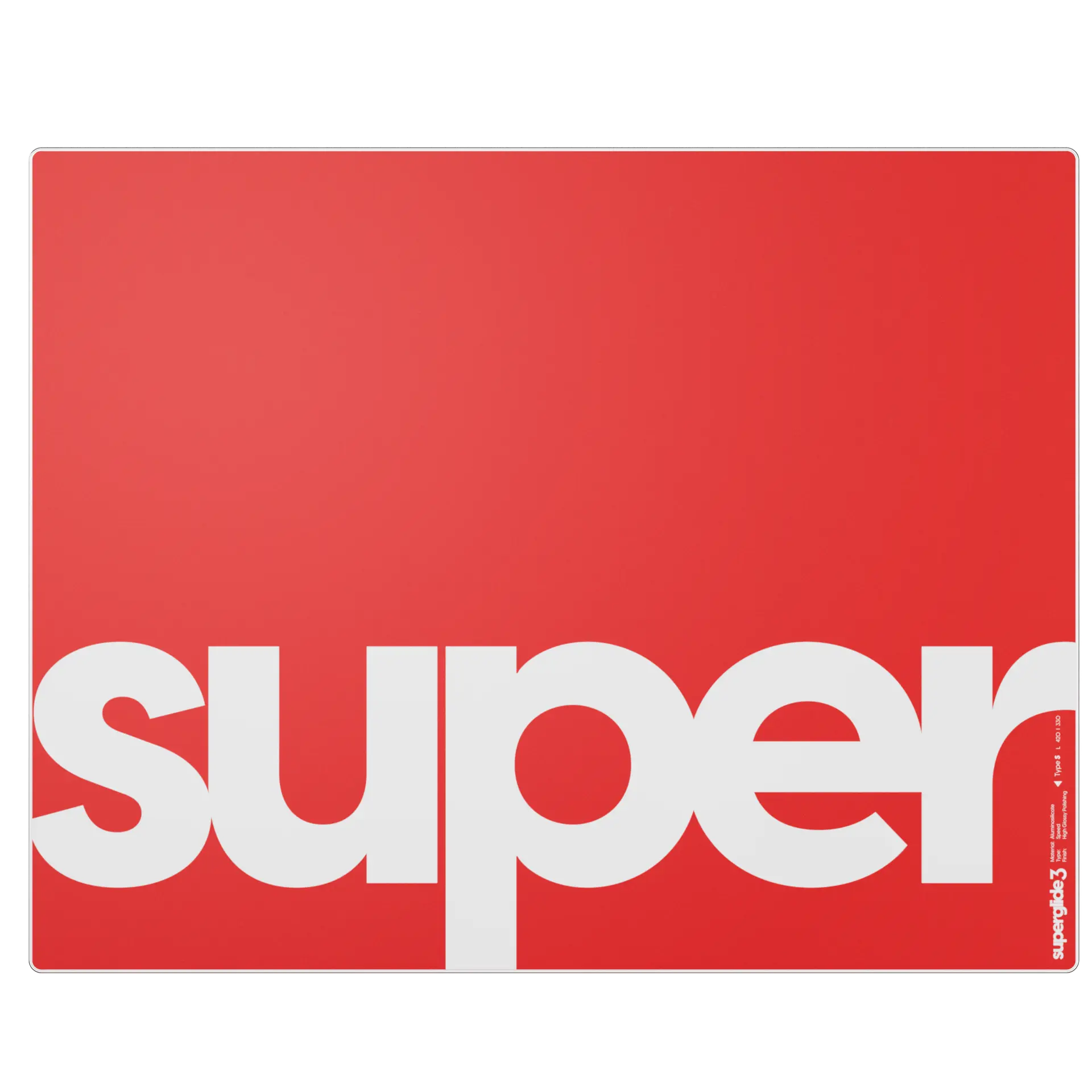 Superglide 3 Glass Mousepad - Type S