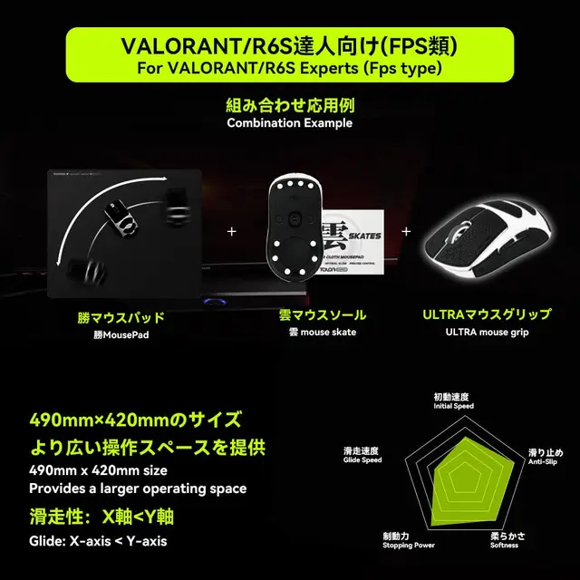 TALONGAMES 勝 Shou Series Gaming Mousepad