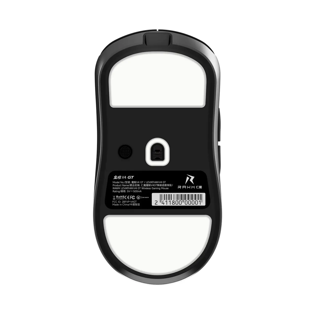 RAWM LEVIATHAN V4 GT Dual 8K Lightweight Wireless Gaming Mouse Hyper Click