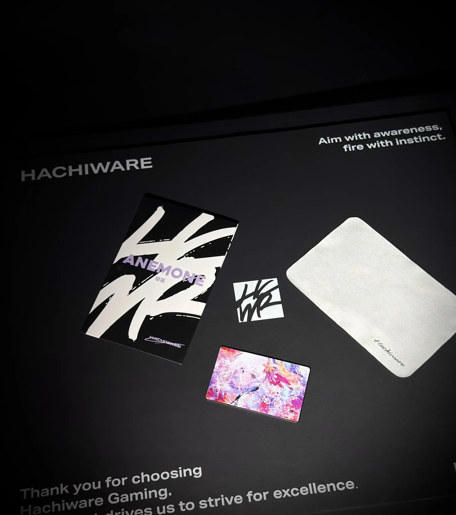 Hachiware Hanabi Glasspad